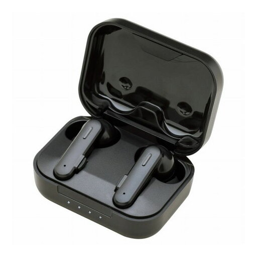 たのしいかいしゃ TWS Bluetoothイヤホン ブラック TA-CO1TWCBK(代引不可)【送料無料】 たのしいかいしゃ TWS Bluetoothイヤホン ブラック TA-CO1TWCBK(代引不可)【送料無料】