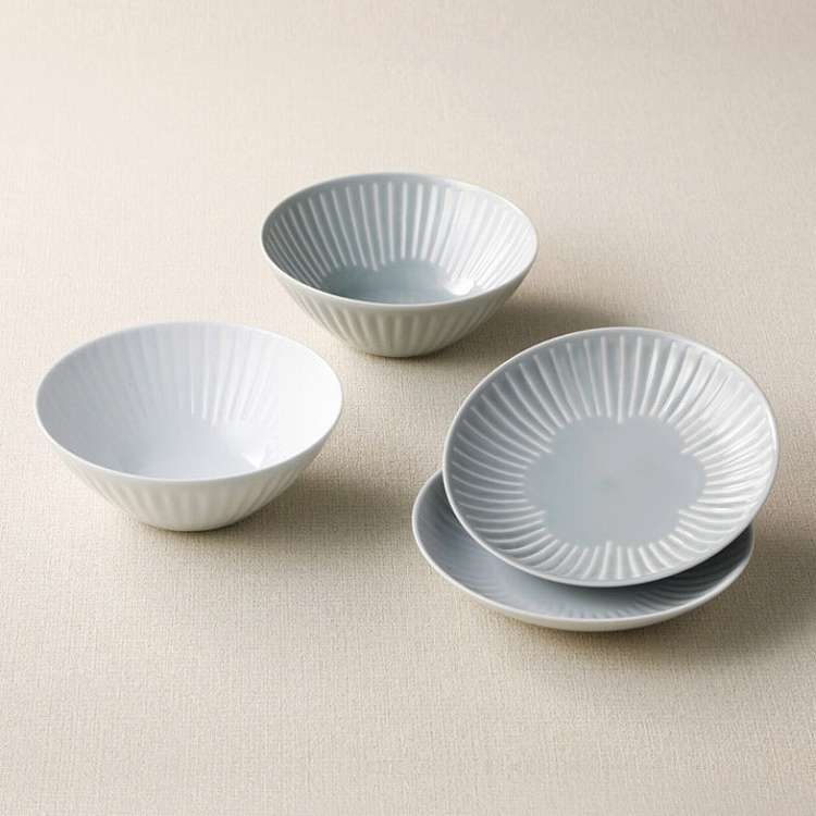 波佐見焼 花ふわり スープセット 19869(代引不可)【送料無料】