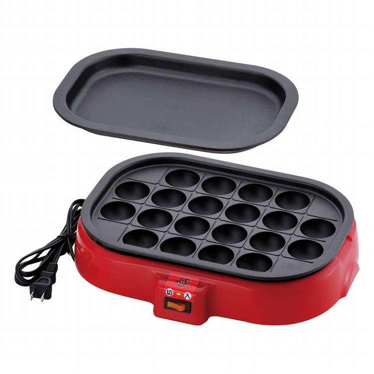 ホームスワン 着脱式電気たこ焼器平プレート付 SNT-80(代引不可)【送料無料】