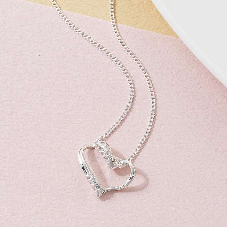 シーアングル シルバーハートペンダント K-496P(代引不可)【送料無料】(4)