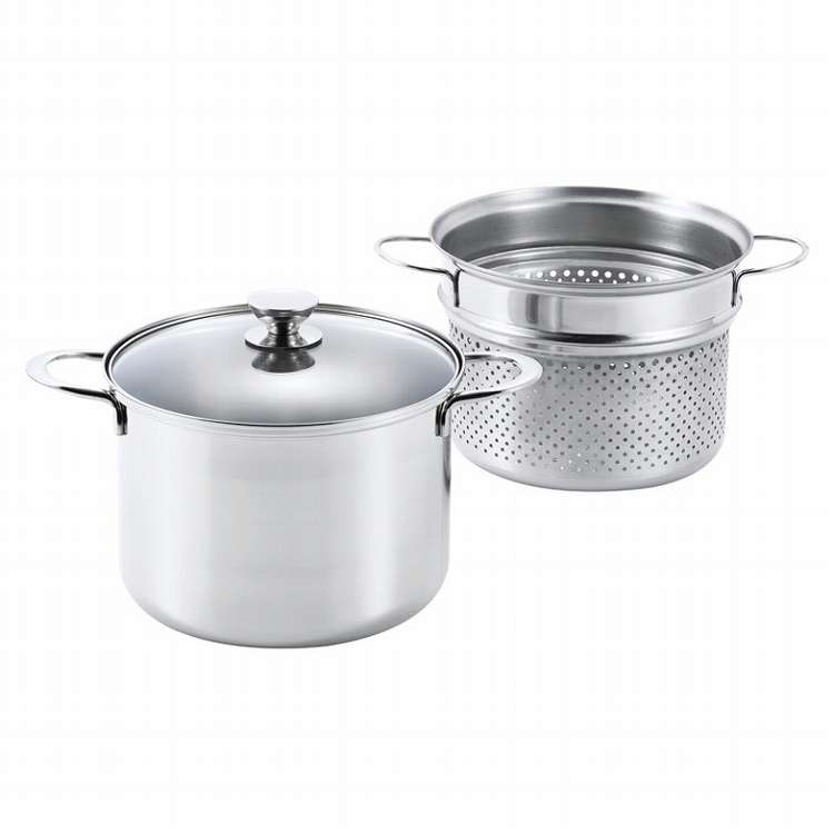 ルチェンテ IH対応パスタポット22cm LU-22P(代引不可)【送料無料】