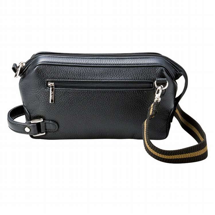 Men'S Bag - プレリーギンザ ショルダーバッグ NA54130 ブラック(代引不可)【送料無料】