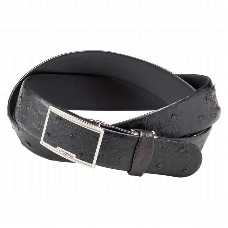 ゴールドファイル オーストリッチベルト GBC1450 ブラック(代引不可)【送料無料】