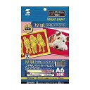 サンワサプライ インクジェットプリンタ用紙・厚手(A6) JP-AGA6(代引不可)