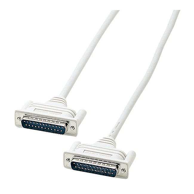 サンワサプライ RS-232Cケーブル(25pin/クロス・同期通信・3m) KRS-017K(代引不可)【送料無料】