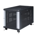 サンワサプライ 19インチマウントサーバーラック(12U) CP-SVC12U【送料無料】 (代引不可)(3)