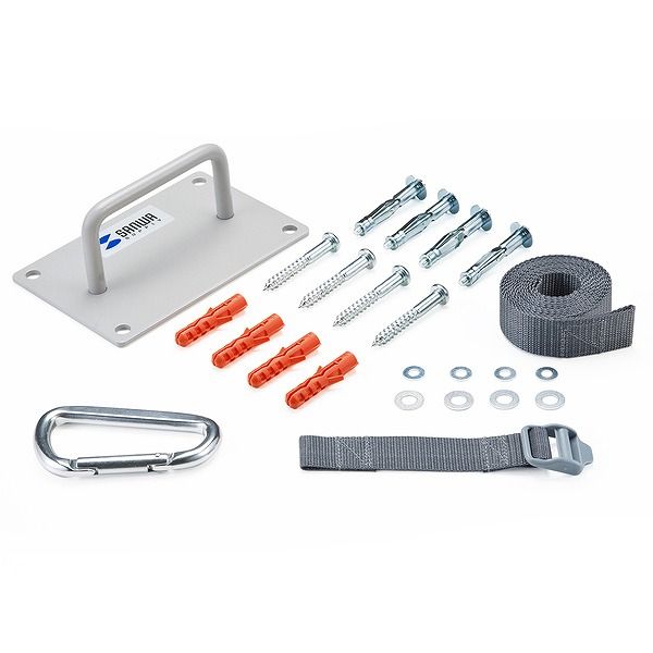 サンワサプライ ラック、スタンド転倒防止壁面用ベルト・ブラケットセット RAC-BL2SET(代引不可)【送料無料】