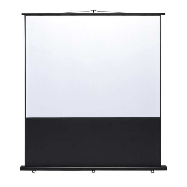 【商品詳細】床置き式のプロジェクタースクリーン。●床置き式のプロジェクタースクリーンです。ポールを立てて引き出したスクリーンを掛けるだけで設置できます。●スクリーンの高さや位置を調整出来ます。●コンパクトに収納でき、ハンドル付きで持ち運びも...