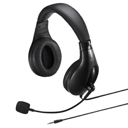 サンワサプライ 4極対応ヘッドセット MM-HS401BK (代引不可)【送料無料】 サンワサプライ 4極対応ヘッドセット MM-HS401BK (代引不可)【送料無料】