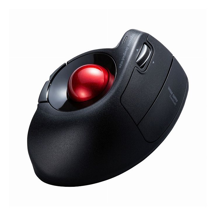 サンワサプライ ワイヤレスエルゴトラックボール MA-WTB178BK(代引不可)【送料無料】