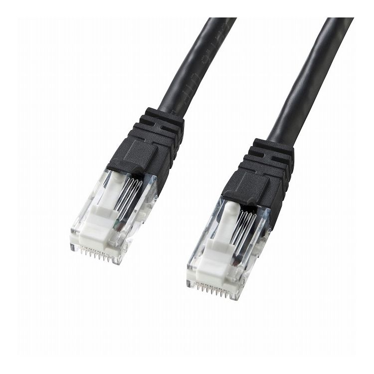 Lan （~5 m） - つめ折れ防止カテゴリ6LANケーブル KB-T6TS-005BKN(代引不可)