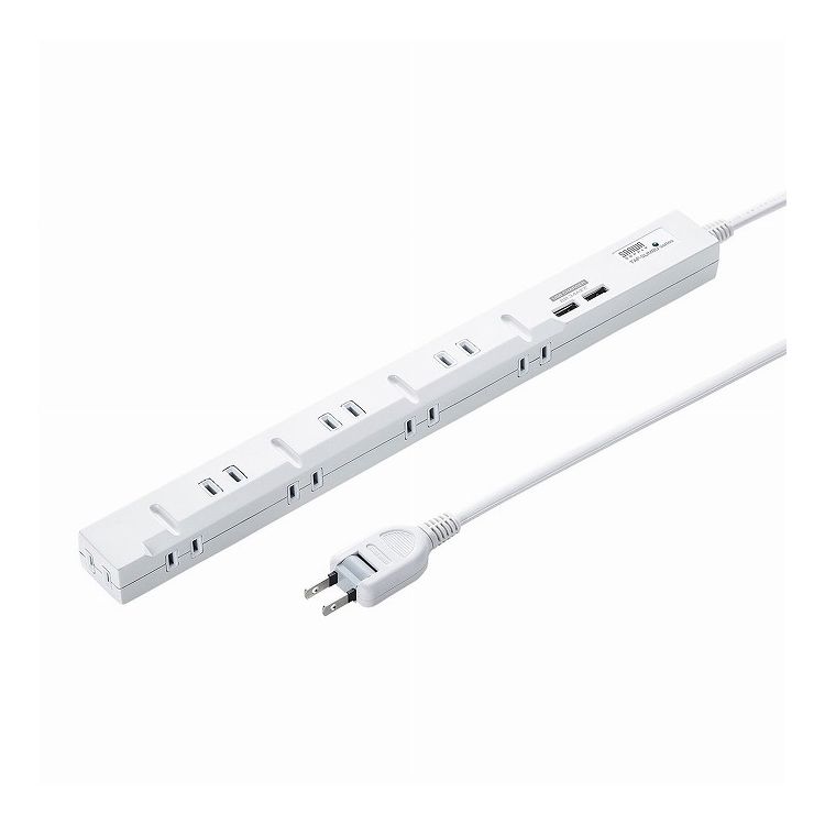 ����ॿ�å�USB���ŵ�ǽ�դ� TAP-SLIM8U-3(����Բ�)������̵����