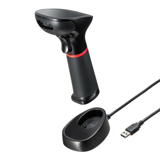 サンワサプライ ワイヤレス2次元バーコードリーダー(2.4GHzワイヤレス) BCR-WL2D1BK(代引不可)【送料無料】 サンワサプライ ワイヤレス2次元バーコードリーダー(2.4GHzワイヤレス) BCR-WL2D1BK(代引不可)【送料無料】