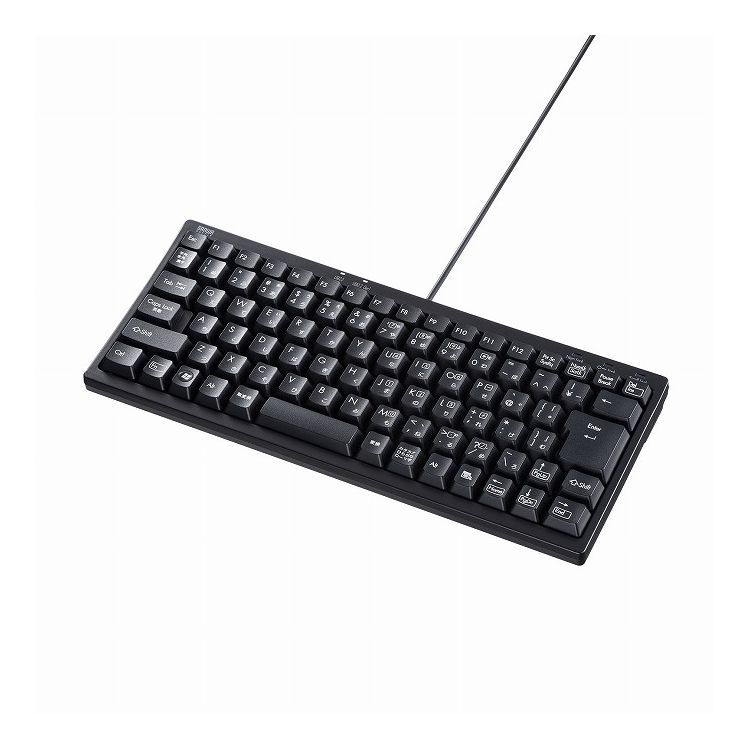 サンワサプライ USBハブ付コンパクトキーボード SKB-KG3UH3BK(代引不可)【送料無料】