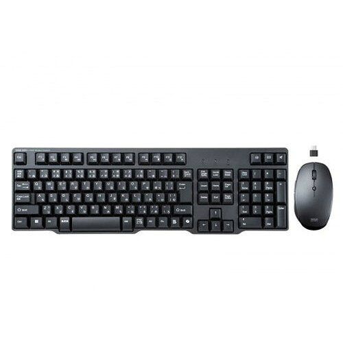 サンワサプライ 静音マウス付ワイヤレスキーボード SKB-WL40CSETBK(代引不可)【送料無料】