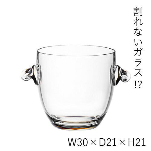 ハンマーグラス 割れない ガラス ポリカーボネート PVアイスバケット φ30xH21 花材 花器【送料無料】 [2]