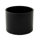 ハンマーグラス 割れない ガラス ポリカーボネート PVシリンダー ブラック φ10xH10 花材 花器(3)