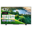 東芝 TOSHIBA REGZA 4K液晶テレビ 43Z570K TV 倍速パネル搭載 4Kチューナー内蔵 外付けHDD2番組同時録画 ネット動画対応【送料無料】