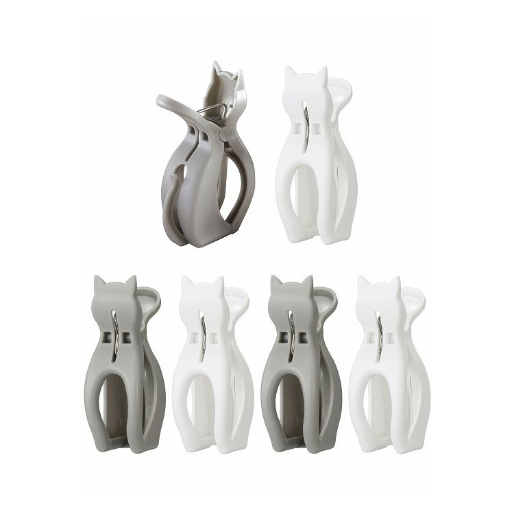 ※商品説明画像にカラー違い等の商品が写っている場合がございますのであらかじめご了承くださいしっぽがフックになる！見た目も楽しい猫竿ピンチ。家事の中でも面倒臭いお洗濯。そんなお洗濯が少しでも楽しくなるように、猫の手もしっぽも借りられる「猫竿ピ...