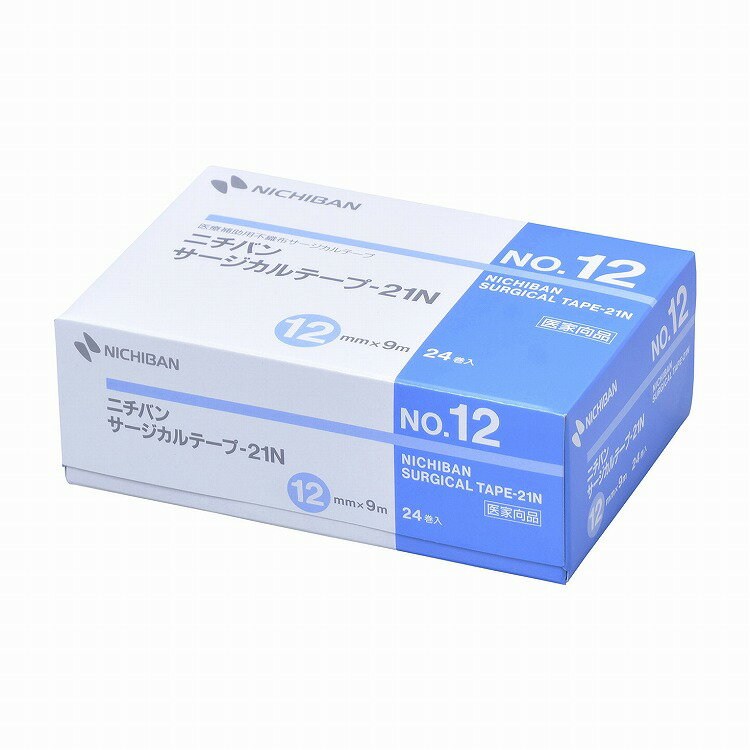 サージカルテープ21N No.12 STN12 12MMX9M 24カン【送料無料】