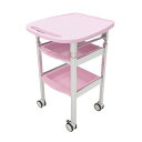 マツヨシ昇降式ワゴン PCタイプ MY-LFWG01P ピンク【送料無料】