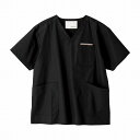 マツヨシ スクラブ トップス LL MY-NS0820BK ブラック【送料無料】