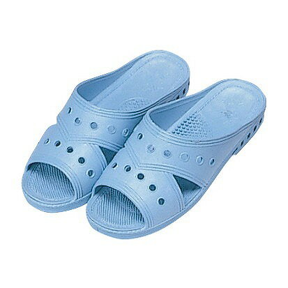 手術室用スリッパ ナース用 ブルー・無地 L 24CM