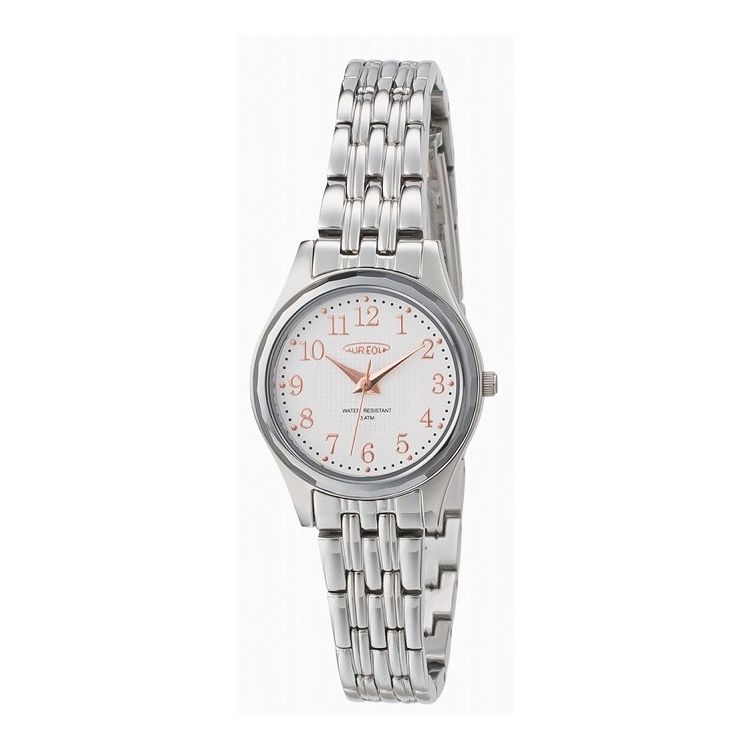 【商品説明】オレオール（AUREOLE）とはヨーロッパに於いて、聖者の頭上に輝く光の輪や太陽・月のかさ（光輪）を意味する言葉です。静かで正確な動きが美しい表情を生み出し、華麗なる時を刻み続ける高い精度を誇る時計に仕上げました。ムーブメント：GL32 風防素材：サファイア ケース素材：ステンレス/超硬 ケースサイズ：32.0×26.0mm 重さ：48g ケース厚：6mm バンド素材：ステンレス無垢 留め具：ステンレス2ポイントプッシュ式 文字盤カラー：ホワイト 防水性能：日常生活防水 使用電池：SR621SW【送料について】北海道、沖縄、離島は送料を頂きます。AUREOLESW-491M-3SW-491M-4SW-491L-3SW-491L-5