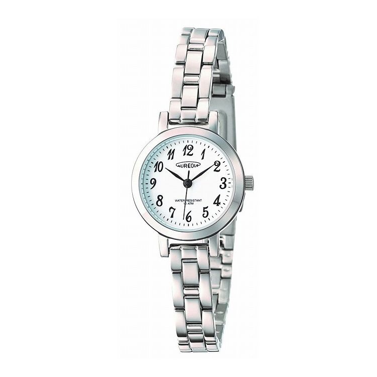 【商品説明】オレオール（AUREOLE）とはヨーロッパに於いて、聖者の頭上に輝く光の輪や太陽・月のかさ（光輪）を意味する言葉です。静かで正確な動きが美しい表情を生み出し、華麗なる時を刻み続ける高い精度を誇る時計に仕上げました。ムーブメント：SUPER2035 風防素材：クリスタル ケース素材：ステンレス ケースサイズ：32.5x25.5mm 重さ：50g ケース厚：8mm バンド素材：ステンレス無垢 留め具：ステンレス2ポイントプッシュ式 文字盤カラー：ホワイト 防水性能：10気圧 使用電池：SR626SW【送料について】北海道、沖縄、離島は送料を頂きます。AUREOLESW-612L-02SW-612L-03