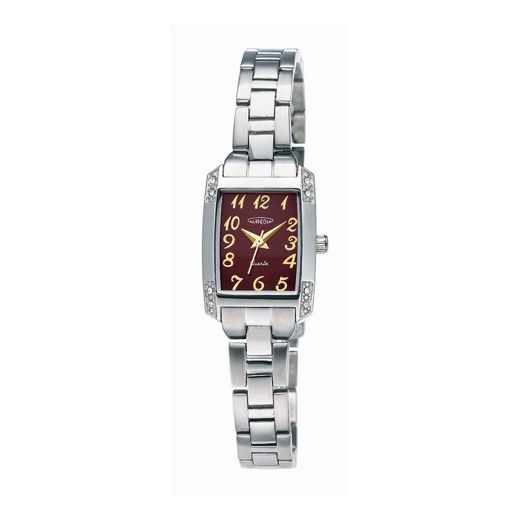 RADO - オレオール AUREOLE SW-626L-04 ダークレッド 腕時計 時計 ウォッチ おしゃれ かわいい【送料無料】