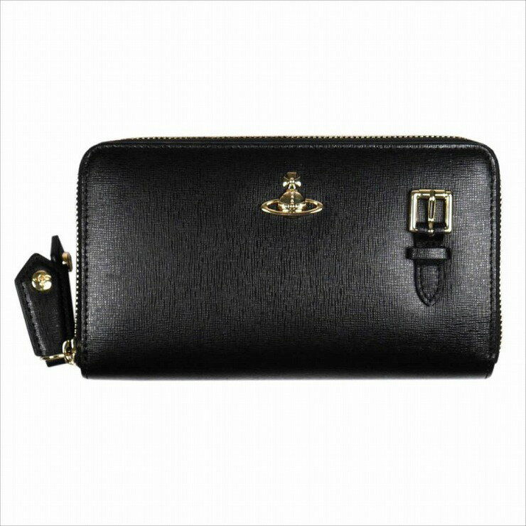 VIVIENNE WESTWOOD ヴィヴィアンウエストウッド NO.10 SAFFIANO 財布ポシェット 51050026 BLACK 18SS おしゃれ プレゼント 贈り物 祝い品【送料無料】
