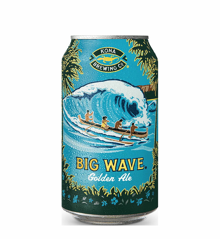 コナビール ビッグウェーブ ゴールデンエール 355ml 缶 ケース販売 24本 1ケース まとめ売り まとめ買い アメリカ ハワイ ビール ゴールデンエール Kona Beer【送料無料】