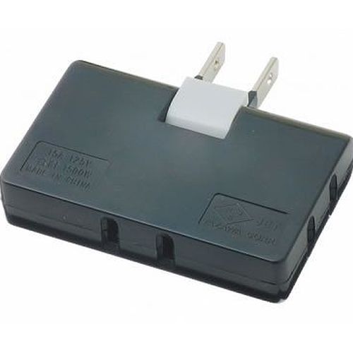 YAZAWA(ヤザワ) 耐トラ付コーナータップ 3個口 黒 Y02C300BK