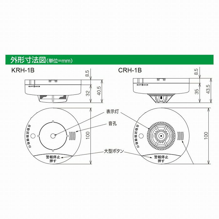 ニッタン 住宅用火災警報器 けむタンちゃん(煙式) KRH-1B ケース販売 10個セット 煙感知器 火災 警報 火事【送料無料】