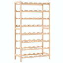 vidaXL ワインラック 杉材 57.5x28x102cm家具 キャビネット&収納 ワインラック(代引不可)【送料無料】