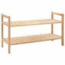 vidaXL シューズラック ウォールナット無垢材 69x26x40cmホーム&ガーデン 家事用品 収納&オーガナイザー 衣類・ワードローブ収納 シューズラック・整理収納(代引不可)