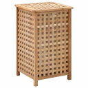 vidaXL ランドリーバスケット 39x39x65cm ウォールナット無垢材ホーム&ガーデン 家事用品 ランドリー用品 洗濯かご(代引不可)(3)