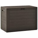 vidaXL ガーデン収納ボックス ブラウン 78x44x55 cm家具 アウトドア家具 屋外収納ボックス(代引不可)