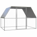 vidaXL 屋外鶏用ケージ 3x2x2 m 亜鉛メッキ鋼製動物&ペット用品 ペット用品 小動物用品 小動物 飼育・ケージ(代引不可)