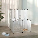 vidaXL 小動物ケージ 透明 124x74x93cm PP&スチール動物&ペット用品 ペット用品 小動物用品 小動物 飼育・ケージ(代引不可)