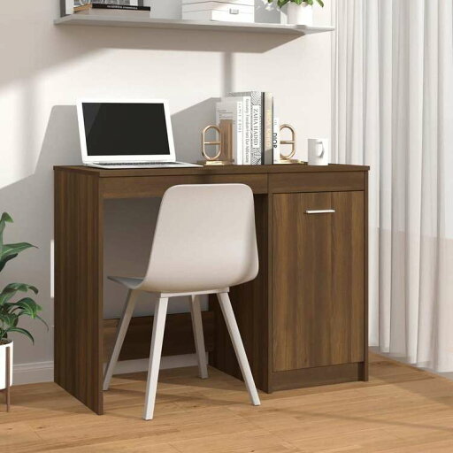 vidaXL デスク ブラウンオーク 100x50x76 cm エンジニアリングウッド家具 オフィス家具 デスク(代引不可) vidaXL デスク ブラウンオーク 100x50x76 cm エンジニアリングウッド家具 オフィス家具 デスク(代引不可)