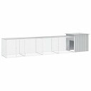 vidaXL チキンケージ グレー 500x91x100 cm 亜鉛メッキ鋼動物&ペット用品 ペット用品 小動物用品 小動物 飼育・ケージ(代引不可)