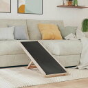vidaXL 犬用スロープ グレー 100x40 cm モミ無垢材動物&ペット用品 ペット用品 ペットステップ・スロープ(代引不可)【送料無料】