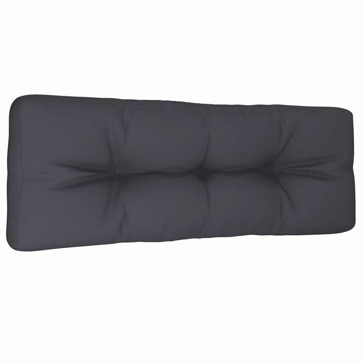 vidaXL パレットクッション アントラシート 120x40x12 cm ファブリック ホーム&ガーデン デコレーション チェア・ソファクッション【送料無料】