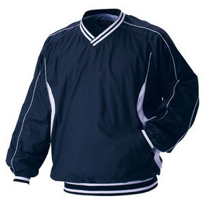 ZETT（ゼット） BOV300 長袖Vネックジャンパー（高校野球ルール対応品） 2911 ネイビー×ホワイト M【送..