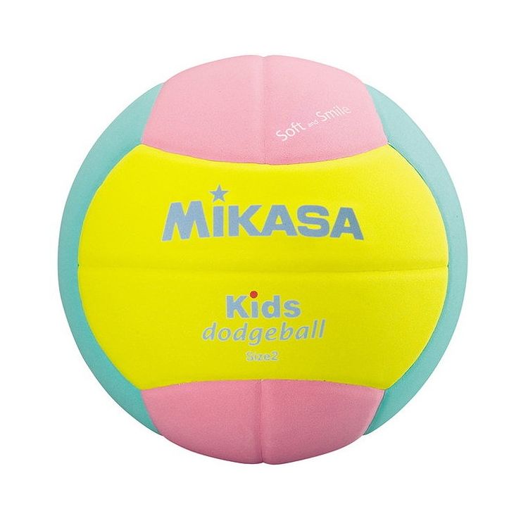 ミカサ(MIKASA) ドッジボール スマイルドッジボール2号 イエロー×ピンク SD20YP 1