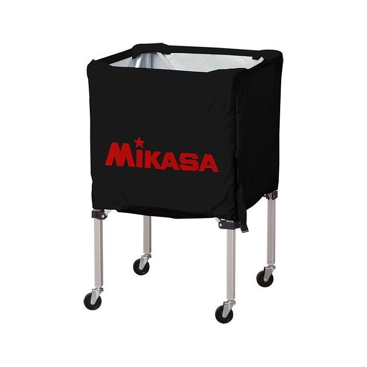 ミカサ(MIKASA) 器具 ボールカゴ 箱型・小(フレーム・幕体・キャリーケース3点セット) BCSPSS 【カラー】ブラック【…
