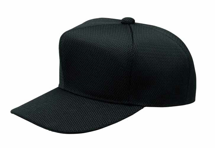 ZETT 角型ダブルメッシュキャップ（六方） BH131N ブラック 1900 サイズ O (59～60cm)【送料無料】