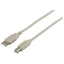 BUFFALO USB2.0ケーブル (A to B) アイボリー 1.5m BSUAB215IV(代引不可)(2)