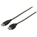 BUFFALO USB2.0延長ケーブル (A to A) 1.5m ブラックスケルトン BSUAA215BS(代引不可)(2)